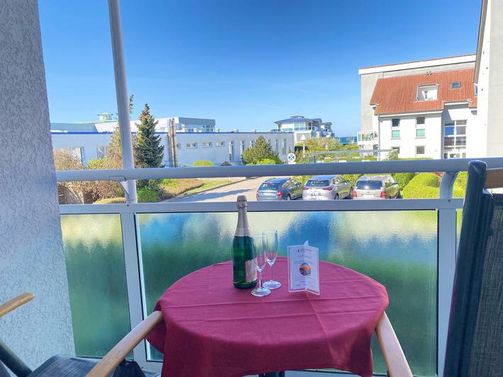 Vakantiewoning voor 2 personen, met balkon in Kühlungsborn