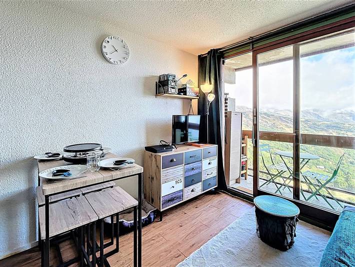 Chalet pour 4 personnes, avec Balcon et Piscine dans Le Corbier - 3