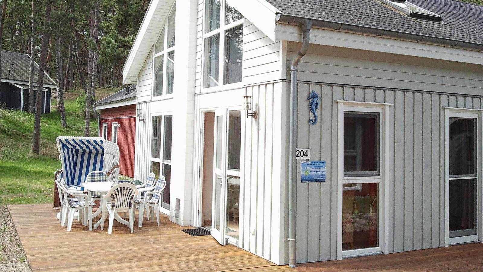 Strandnahes Ferienhaus Seepferdchen in Baabe, Rügen