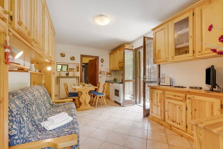 Gîte pour 4 personnes, avec balcon à Oulx