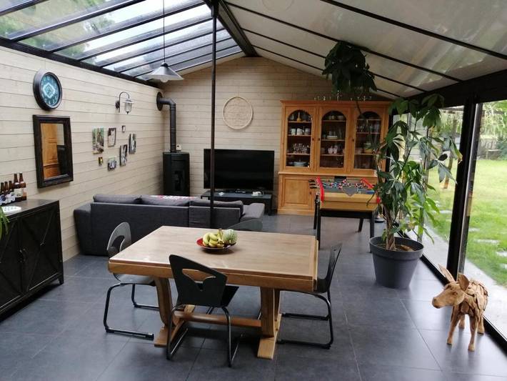 Chambre d’hôte pour 4 personnes, avec terrasse et vue