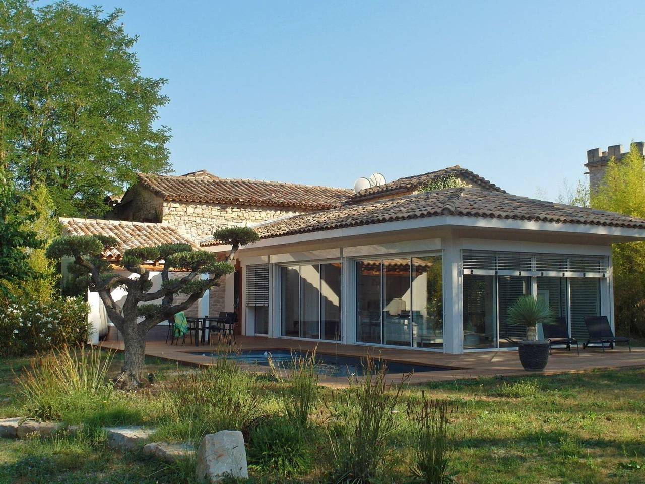 Domäne "Villa Océane" mit Jacuzzi in Carnas, Mittelmeerküste (Frankreich)