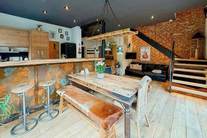 Ferienhaus für 5 Personen, mit Balkon und Garten