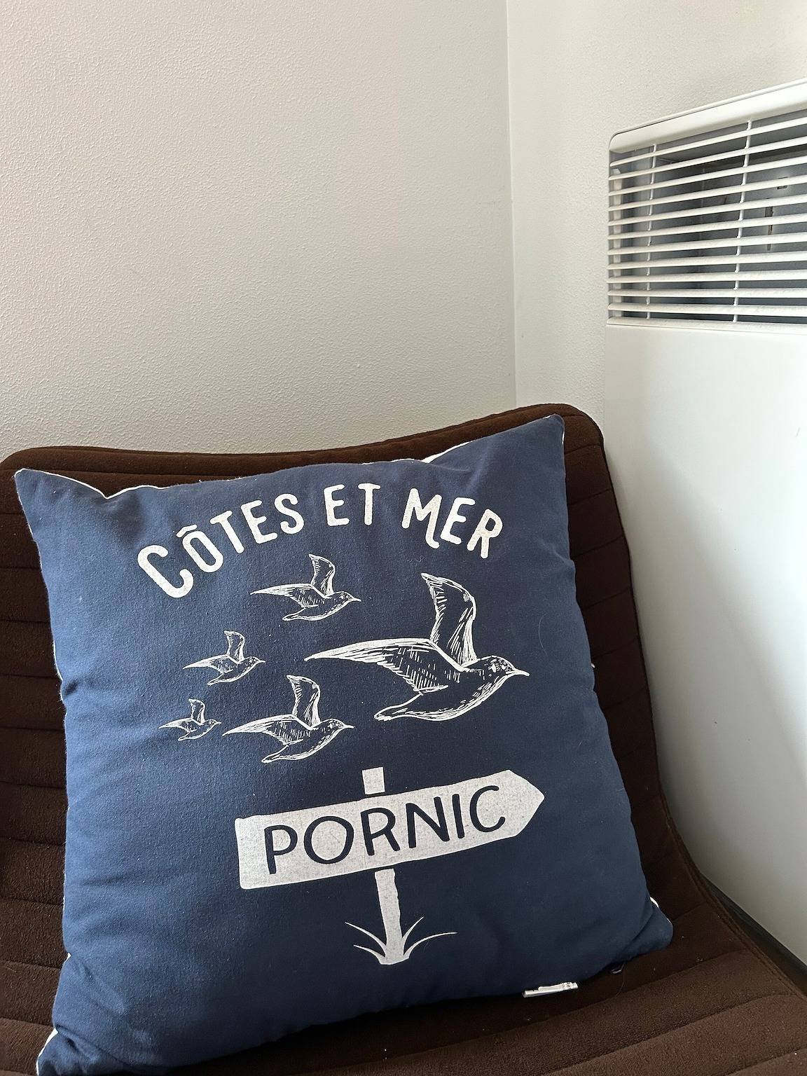 Casa vacacional '11Jos Pornicaise Bord De Mer' con vista parcial al mar y terraza privada in Pornic, Côte de Jade