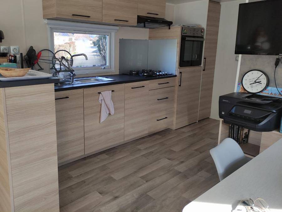 Camping Le Chanet - Mobilhome 4 personas - Mobil home de prestigio Emotion 2 habitaciones in Ornans, Jura Francais