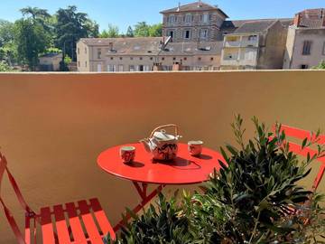 Gîte pour 4 personnes, avec balcon et vue dans Theatre De Verdure Albi