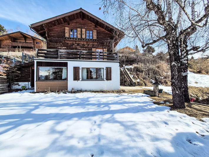 Chalet für 8 Personen, mit Garten in Vercorin