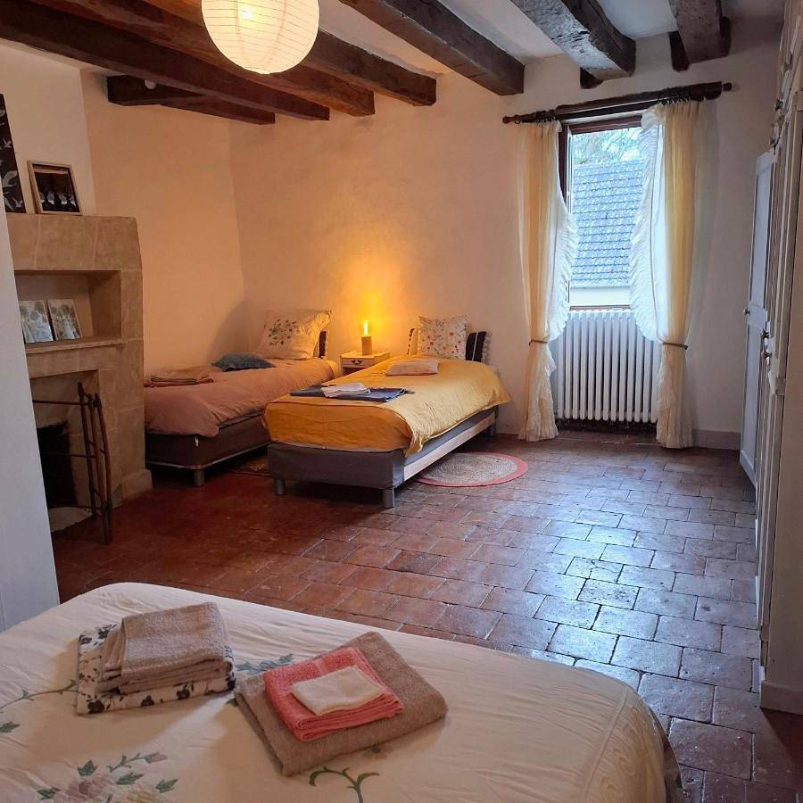 Family Double Room in Vendœuvres, Région de Châteauroux