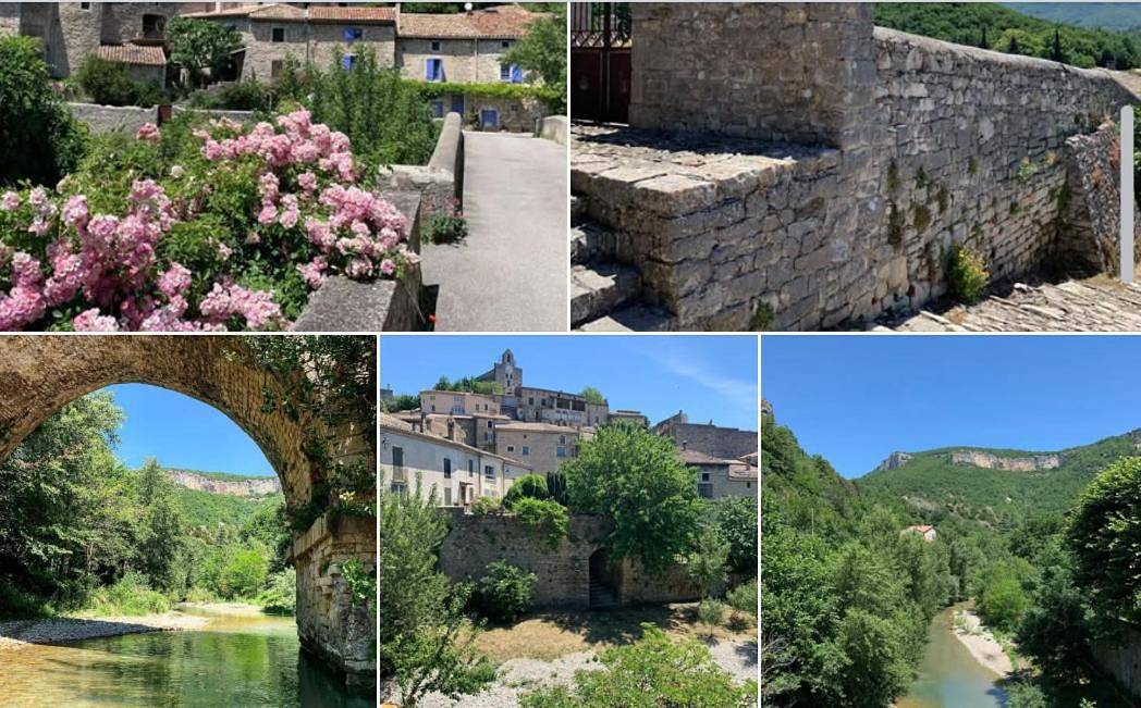 Maison de charme indépendante - Terrasse et parking privé - Village médiéval - 8 min A7 - Montélimar Nord in Sauzet, Région de nyons