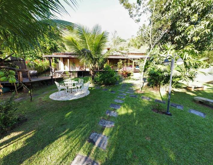 Villa para 8 pessoas, com vista e jardim e ainda sauna em Casimiro de Abreu