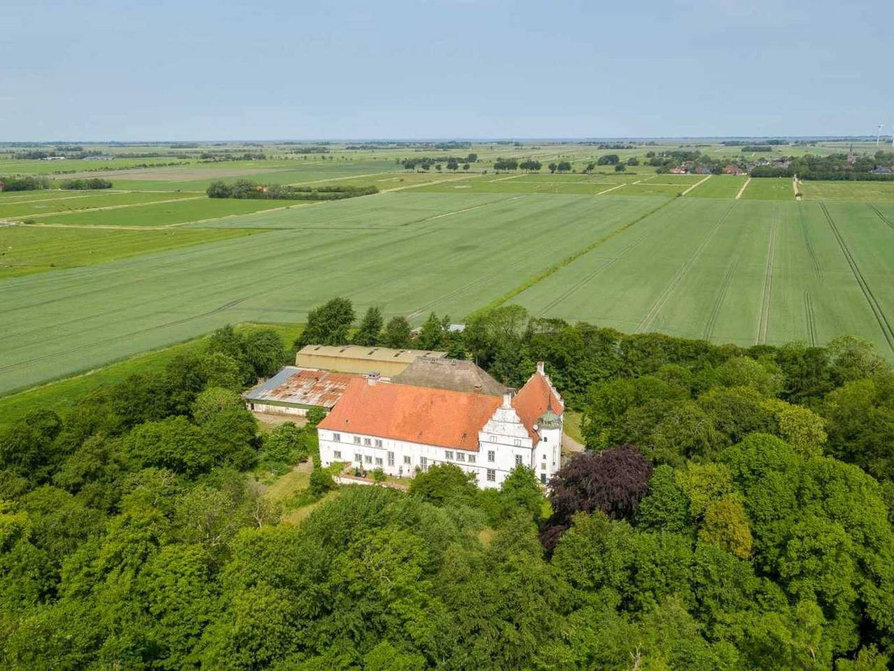 Ganze Ferienwohnung, Herrenhaus Hoyerswort - Wohnung 2 Storchennest (Id 384) in Oldenswort, Eiderstedt