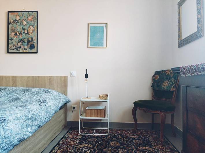 Chambre d’hôte pour 4 personnes, avec vue