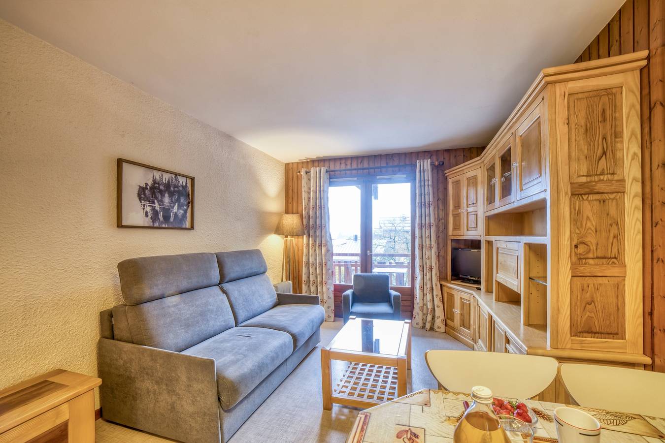 Studio entier, Studio "Cabine Le Charvet" avec vue sur montagne et balcon in Le Grand-Bornand, Région d'Annecy
