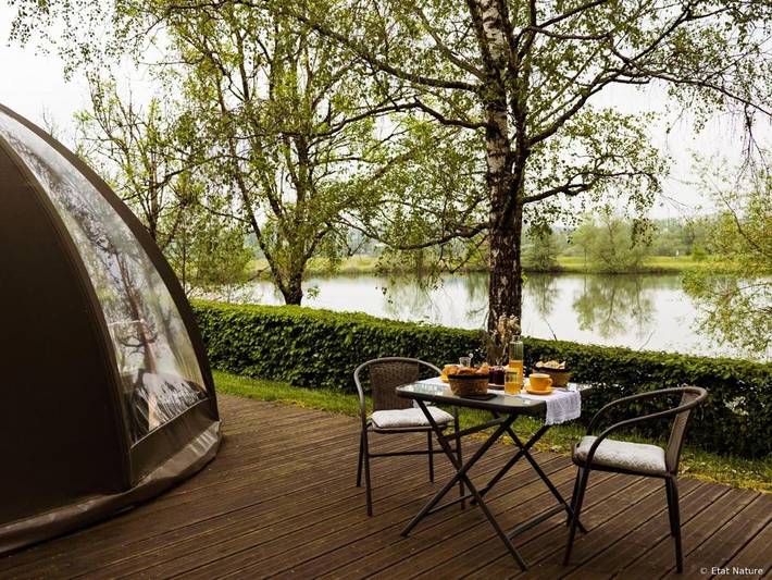 Chalet pour 2 personnes, avec Jacuzzi et Terrasse ainsi que Jardin et Vue dans Meurthe-et-Moselle - 4