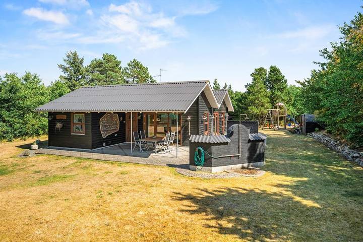 Ferienhaus für 5 Personen, mit Balkon/Terrasse und Whirlpool sowie Sauna in Filsø See