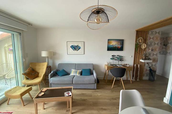Gîte pour 4 personnes, avec balcon dans Office De Tourisme Du Sud Estuaire