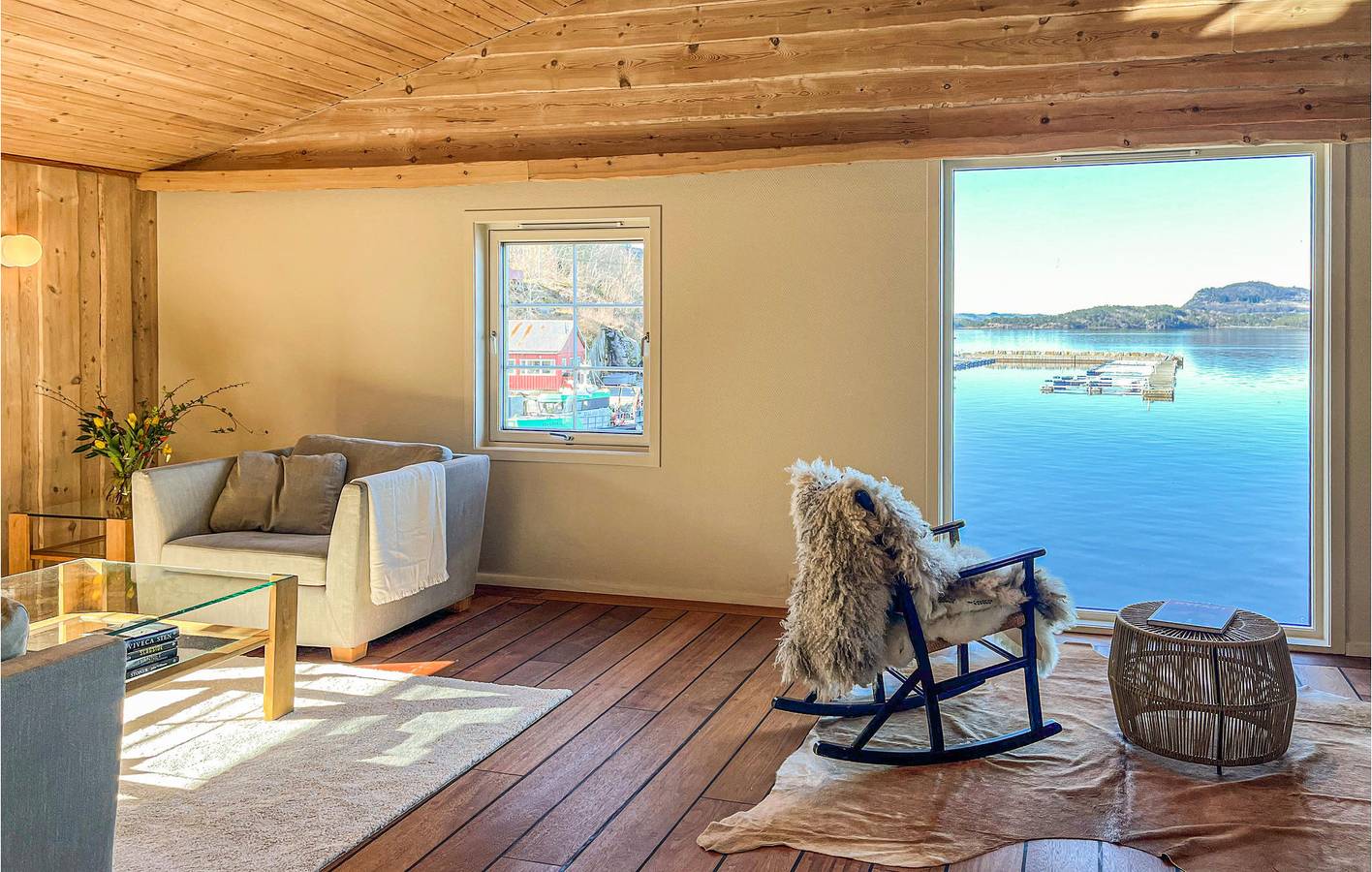 Casa de vacaciones para 5 personas con terraza in Fister, Hjelmeland