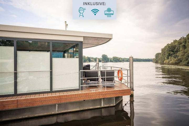 Ferienhaus für 4 Personen, mit Terrasse und Ausblick sowie Seeblick - 1