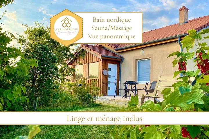 Gîte pour 14 personnes, avec Terrasse et Jacuzzi ainsi que Jardin et Sauna dans Cernay-lès-Reims