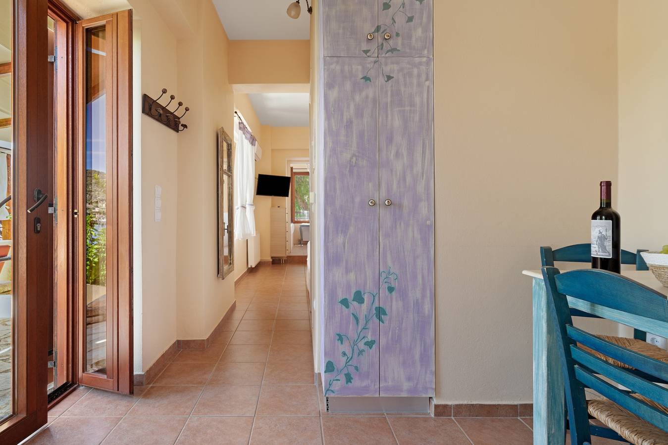 Appartement entier, Appartement "Galini" avec vue sur la mer, jardin partagé et Wi-Fi in Vathy, Grèce