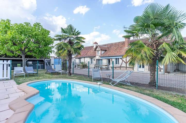 Maison de vacances pour 10 personnes, avec Terrasse et Jardin à Romorantin-Lanthenay