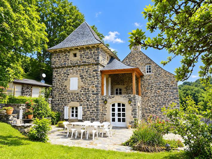 Maison de vacances pour 15 personnes, avec Jardin dans l' Aveyron