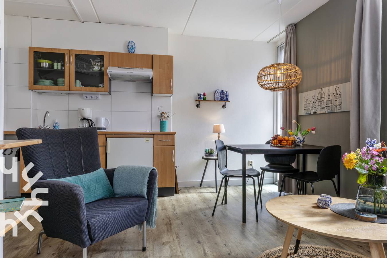 Ganze Wohnung, Authentische 2-Personen-Wohnung im niederländischen Stil mit Blick auf den Hafen in Blokzijl, Nationalpark Weerribben-Wieden