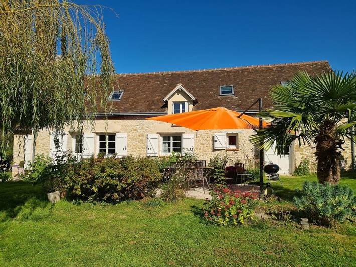 Maison de vacances pour 10 personnes, avec Terrasse ainsi que Jardin et Piscine