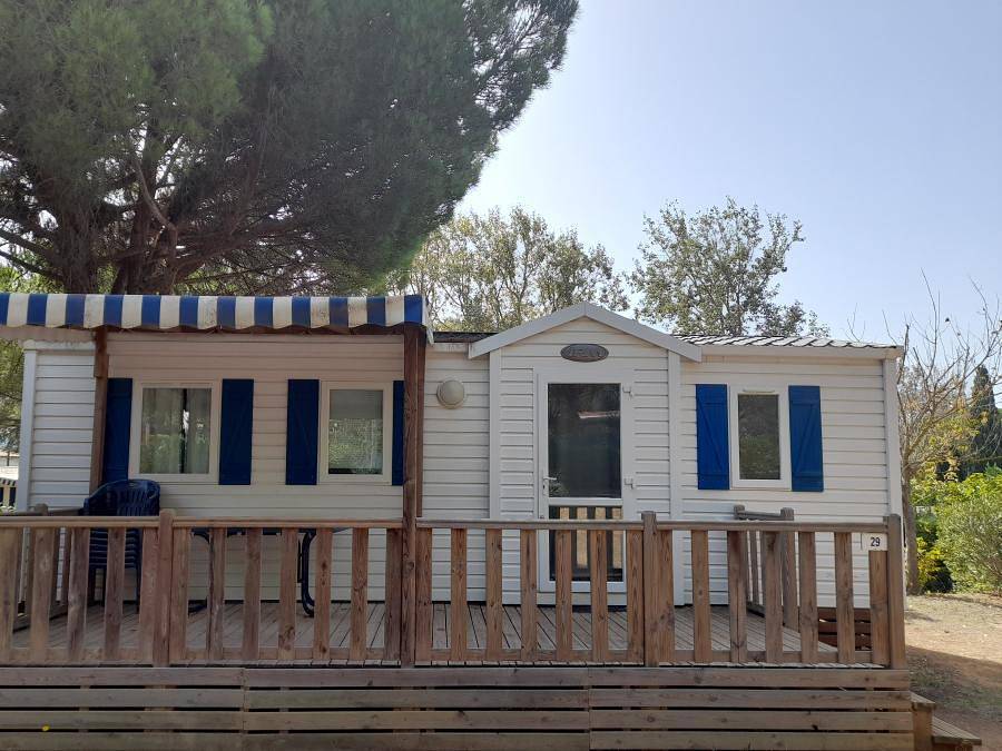 Camping maeva Escapades l'Emeraude du Verdon (anciennemet Saint-Lazare) - Mobilheim 6 personen - Irm Peuplier (Ankunft am Sonntag) in Aups, Brignoles Region