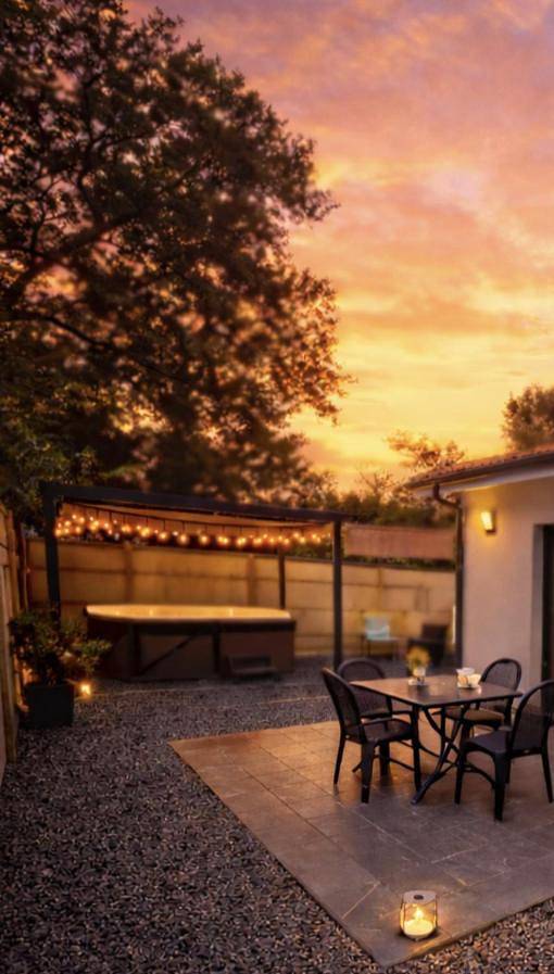 Location de vacances pour 2 personnes, avec jacuzzi ainsi que sauna et jardin à Ychoux - 2