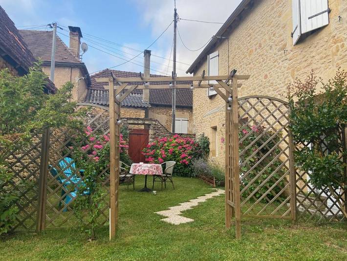 Appartement de vacances pour 2 personnes, avec Terrasse ainsi que Jardin et Vue