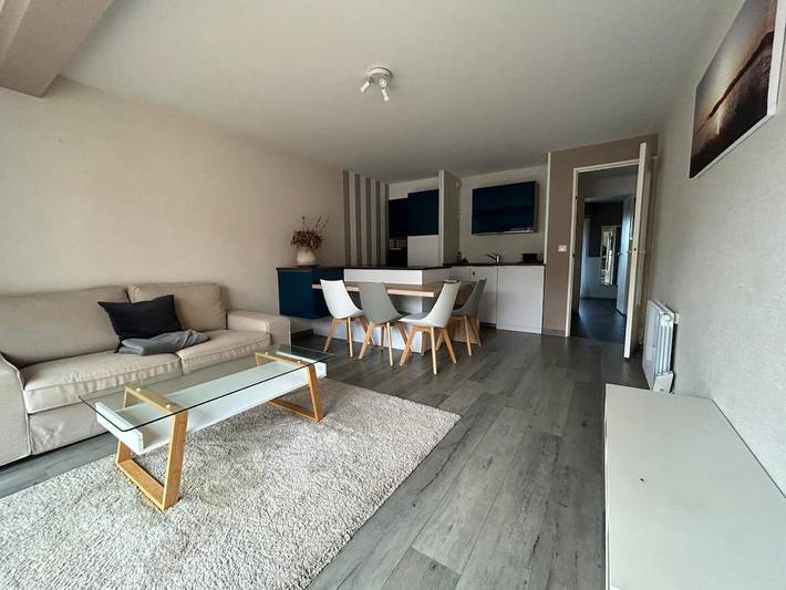 Location de vacances pour 2 personnes, avec terrasse et vue à Cucq