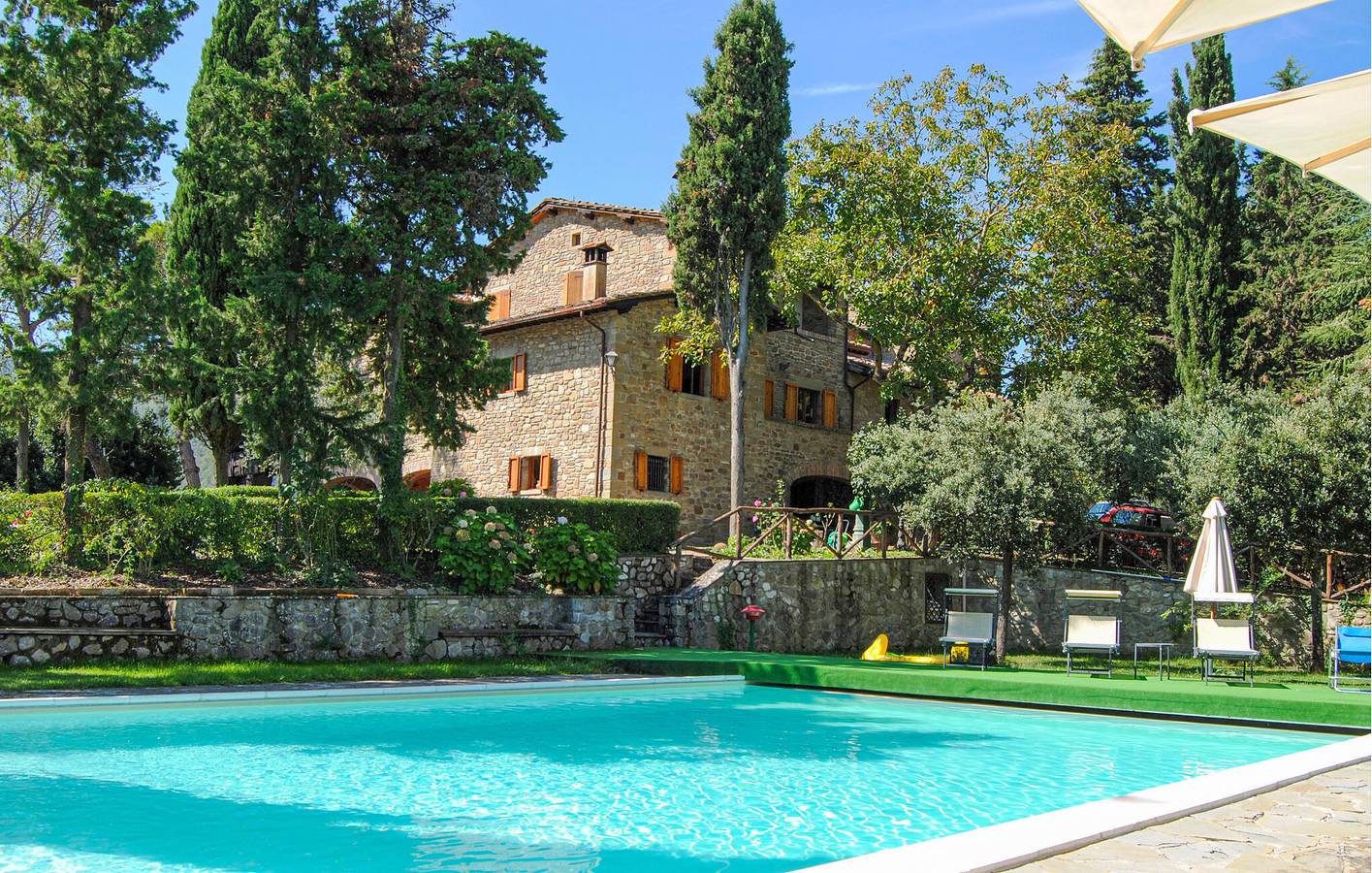 Ganze Ferienwohnung, Gemütliche Wohnung mit Pool, Garten & WiFi in Anghiari, Valtiberina
