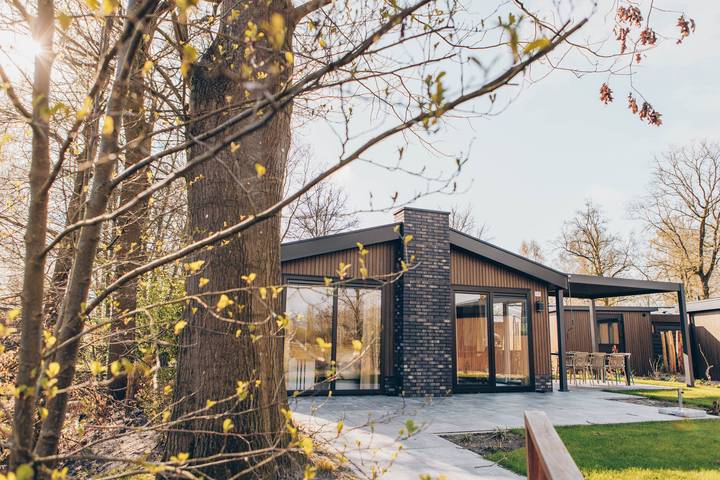 Chalet für 6 Personen, mit Sauna und Garten, mit Haustier