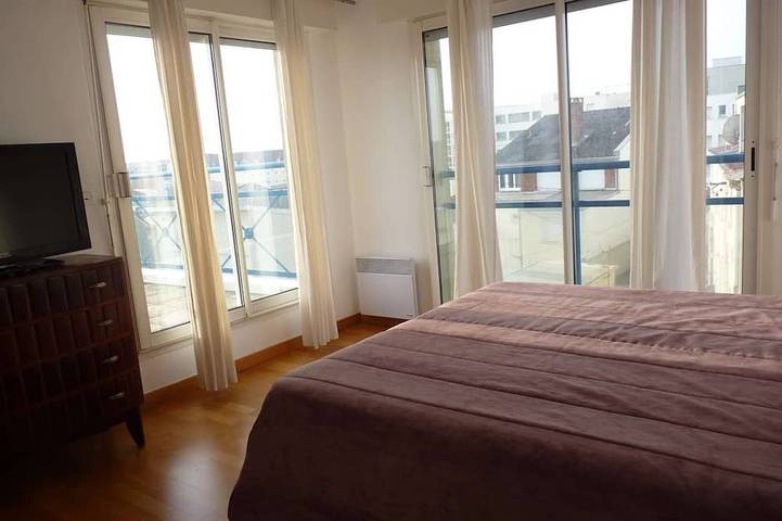 Appartement entier, Magnifique Appartement Face Mer avec 2 Balcons, Terrasse et Ascenseur in Merlimont Plage, Merlimont