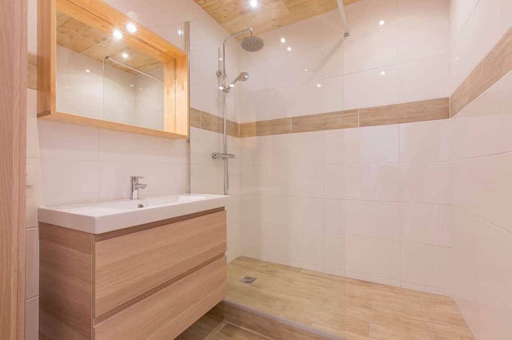 Ganze Wohnung, Apartment-Apartment-Ensuite mit Dusche-Balkon-Appartement 5 avec Balcon in Megève, Pays du Mont-Blanc