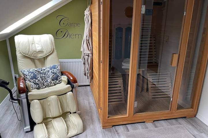 Ferienwohnung für 4 Personen, mit Garten und Balkon sowie Sauna, mit Haustier in Holzminden