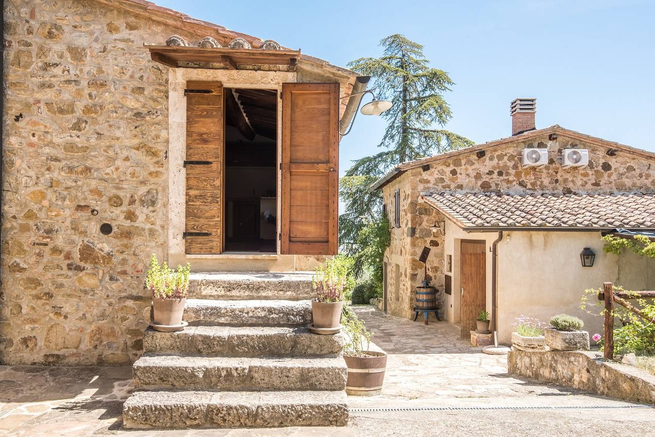 Apartamento entero, Apartamento de vacaciones para 4 personas con jardín in Castiglione d'Orcia region, Val d'Orcia