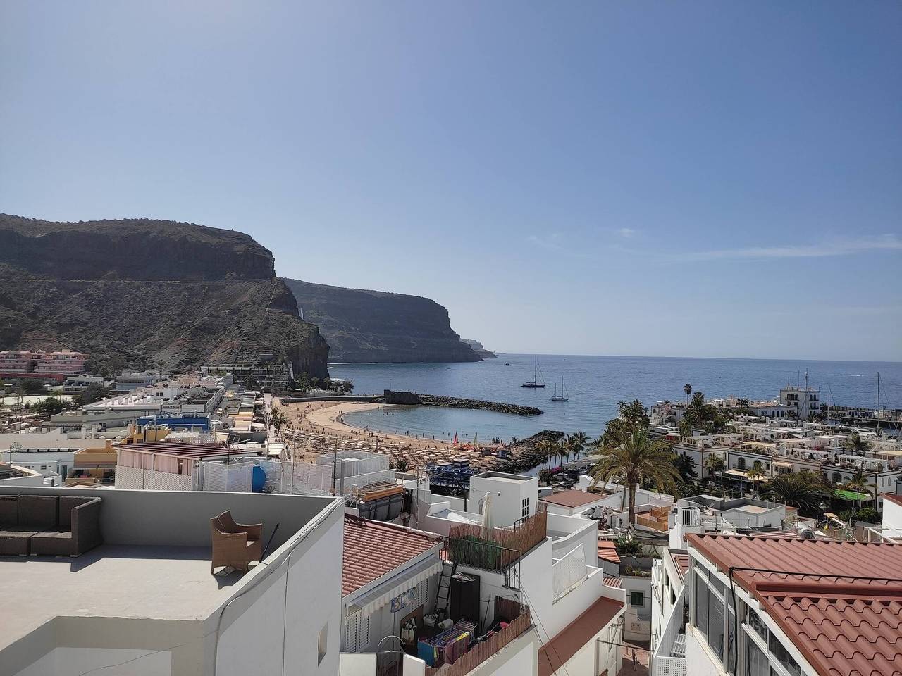 Hel leilighet, Ferieleilighet for 2 personer med sjøutsikt in Puerto de Mogán, Mogán