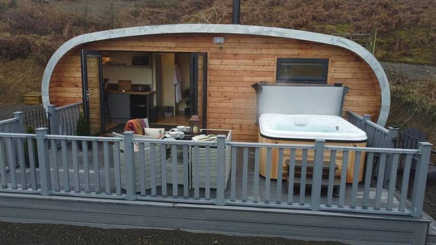 Glamping für 2 Personen, mit Whirlpool in Wales - 3