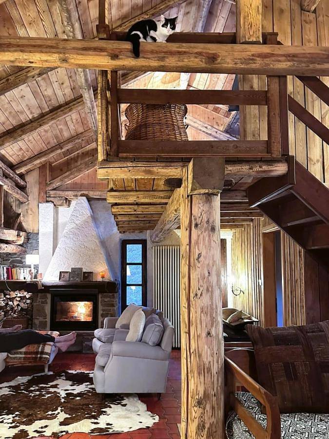 Gîte pour 6 personnes, avec Balcon et Terrasse ainsi que Jardin et Vue dans Pracorno Di Rabbi - 3