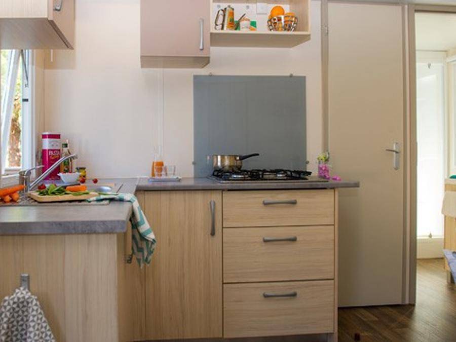 Camping Lou Pignada - Mobilheim 4 personen - Classic Xl | 2 Schlafz. | 4 Pers. | Erhöhte Terrasse in Ondres, Côte d’Argent
