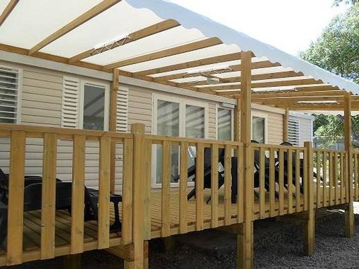Domaine De La Bergerie - Mobilheim 6 personen - Privilège Espace B - 3 Schlafzimmer - 6 Personen in Roquebrune-sur-Argens, Mittelmeerküste (Frankreich)