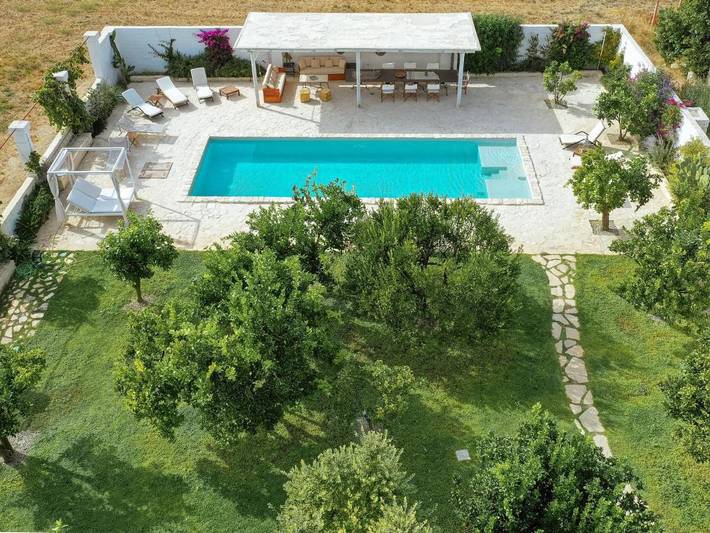 Location de vacances pour 21 personnes, avec piscine ainsi que vue et jardin à Corato - 3