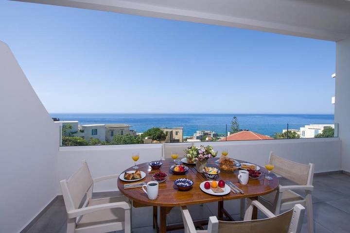 Gîte pour 2 personnes, avec vue et jardin dans Chóra Sfakíon - 4