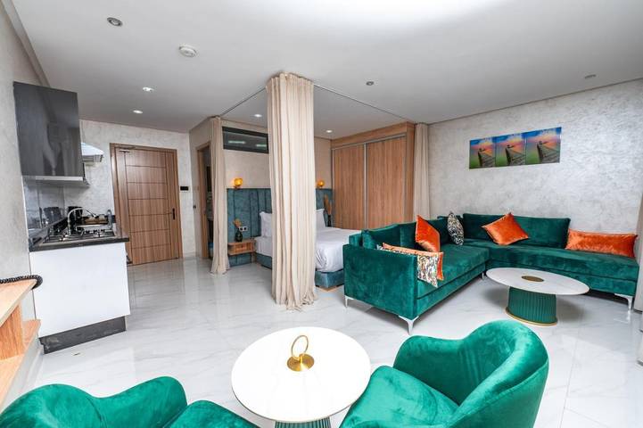 Ferienhaus für 2 Personen, mit Ausblick und Balkon in Casablanca