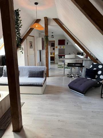 Gîte pour 4 personnes, avec terrasse, adapté aux familles à Entzheim
