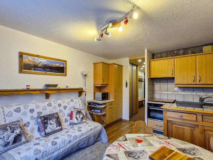 Chalet pour 4 personnes, avec terrasse, animaux acceptés dans Flaine