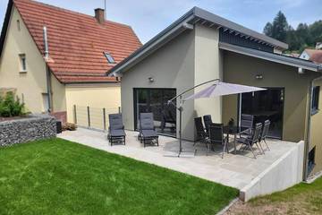 Ferienhaus für 5 Personen, mit Sauna und Garten sowie Terrasse im Dahner Felsenland