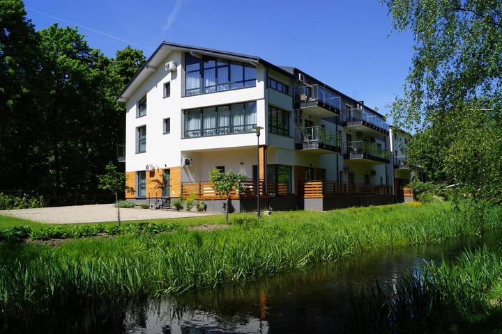 Apartament wakacyjny dla 2 osób, z widok i ogród w Drawsko Pomorskie